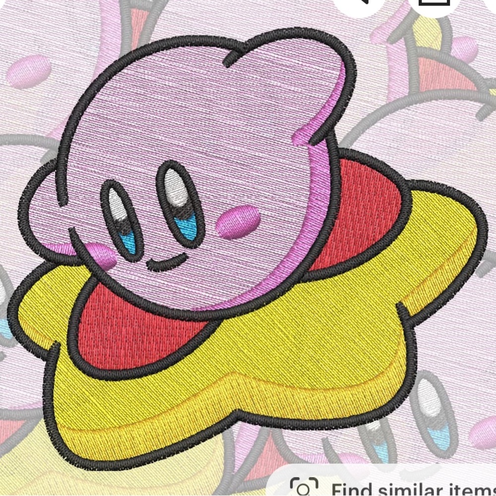 Kirby Mario adult sweatshirt
